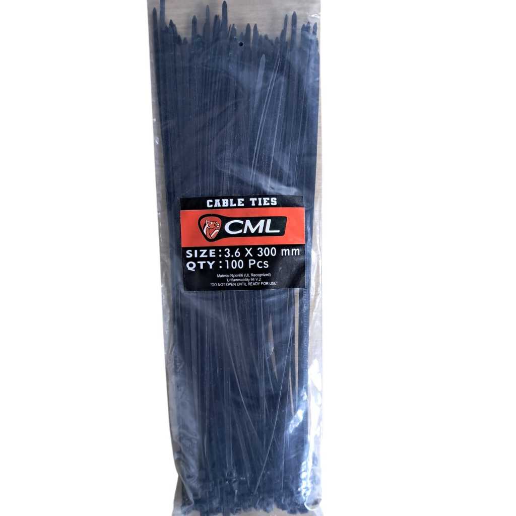 

Kabel Ties Camel Cable Ties Hitam 3.6 x 300mm isi 100 pcs - Kabel Tis / Kabel Tees