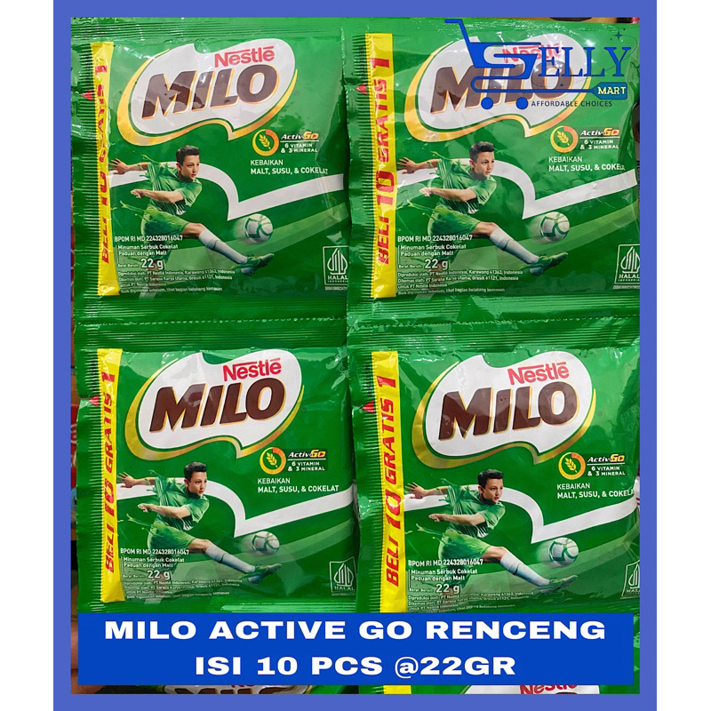 

MILO ACTIVE GO RENCENGAN ISI 10 PCS @22GR