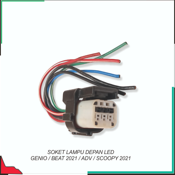 Soket Lampu Depan Led Genio / Beat 2021 / Adv / Scoopy 2021