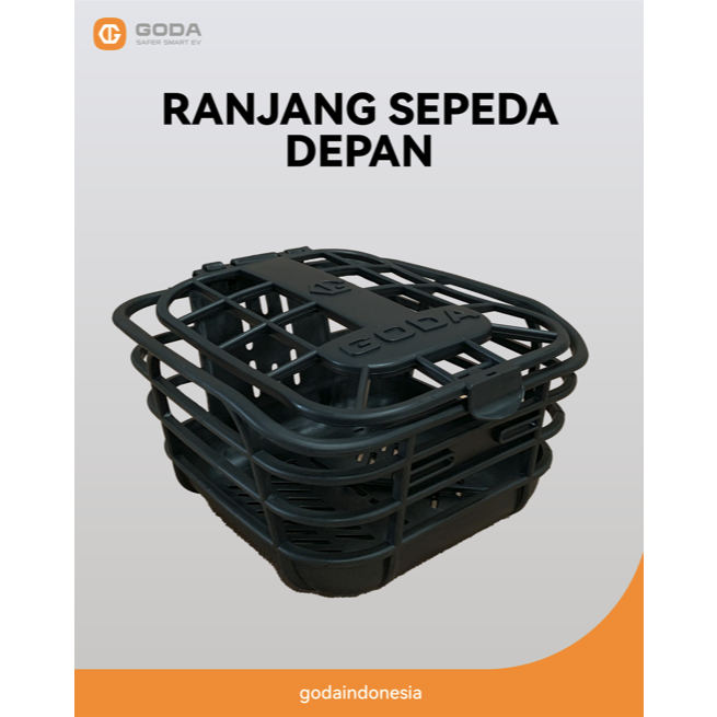GODA - Sparepart Sepeda Listrik- Keranjang Sepeda Universal