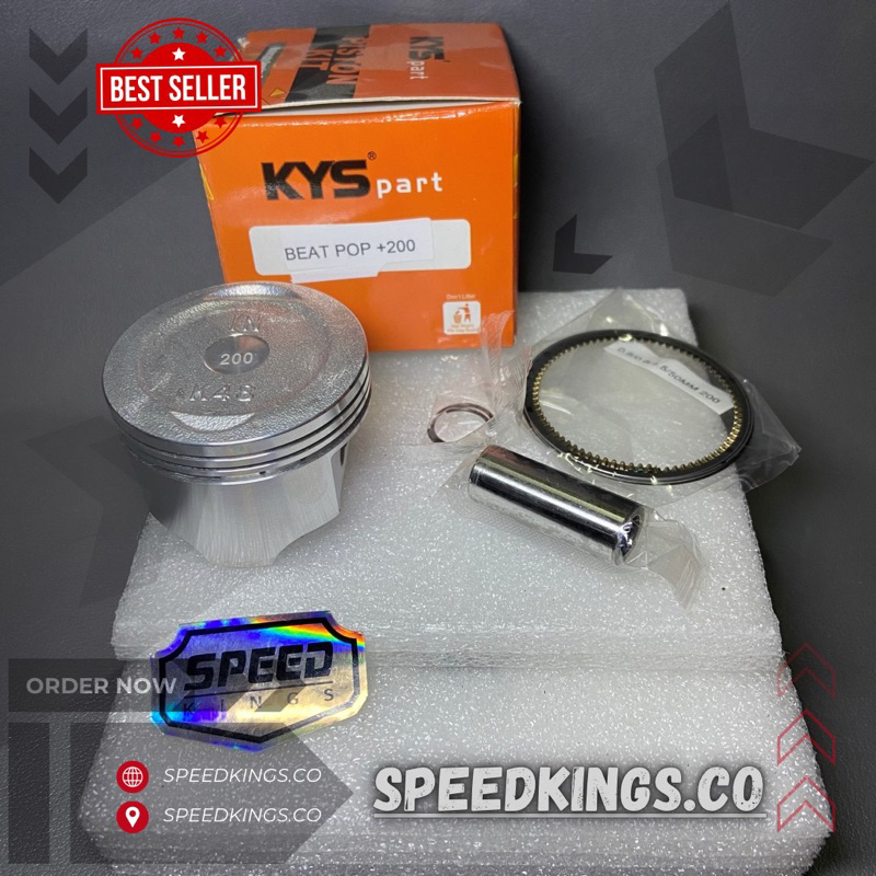 PISTON KIT BEAT POP MERK KYS PISTON KIT SET BEAT POP KODE K44 MERK KYS