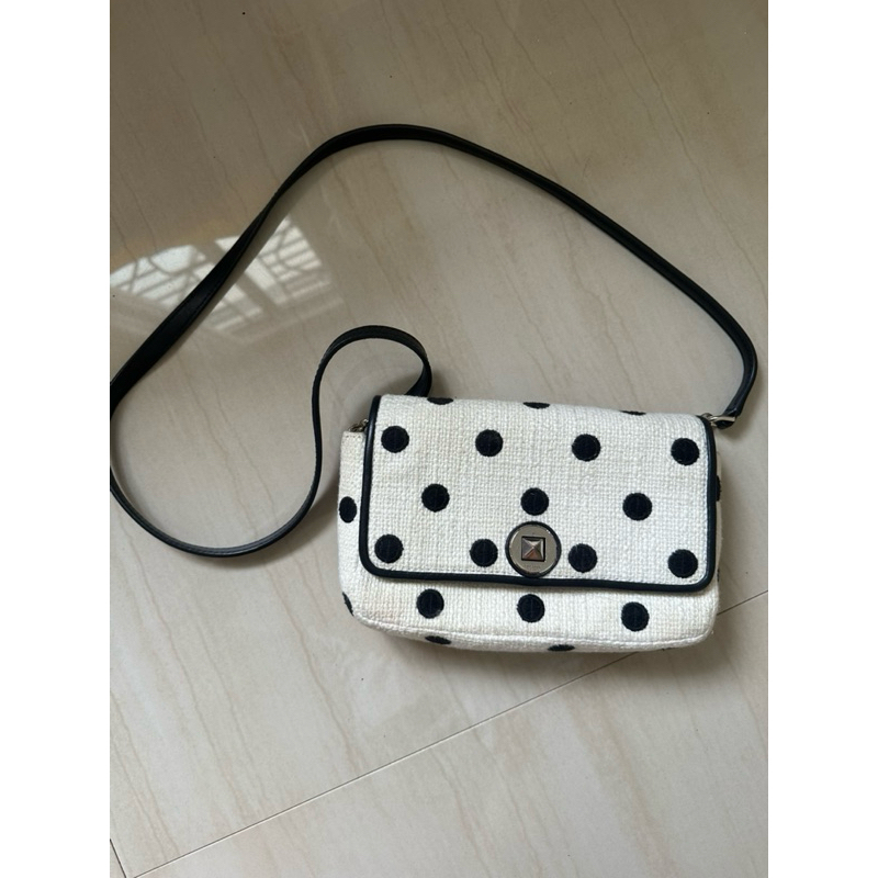 slingbag kate spade polkadot