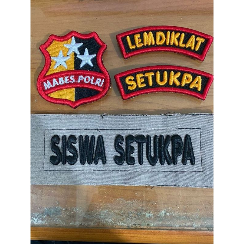 bordir siswa setukpa timbul