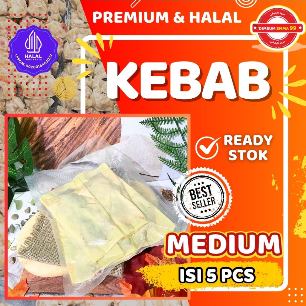 

Kebab Full Daging Jumbo isi 5 Pcs Frozen & Halal