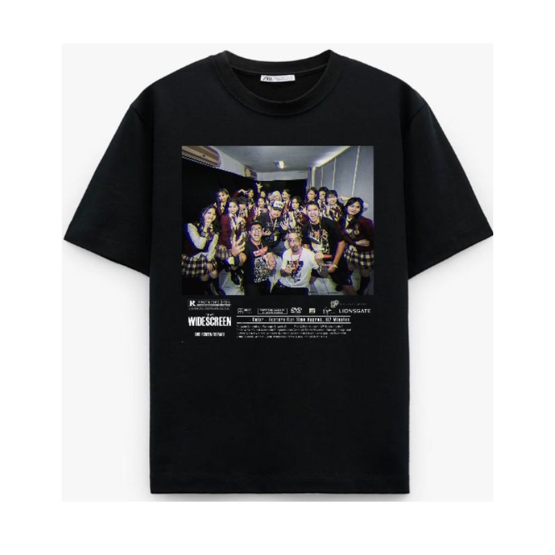 KAOS JKT48 X SERINGAI cotton 24S PREMIUM SIZE LOKAL .PO (PRE ORDER)