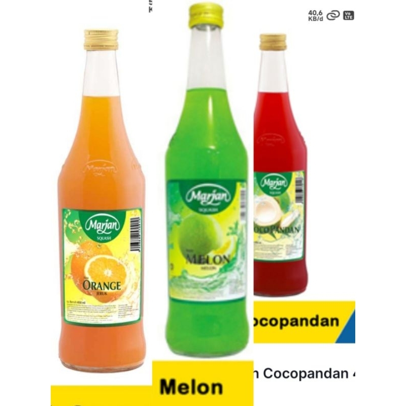 

Marjan squash orange, melon, pandan