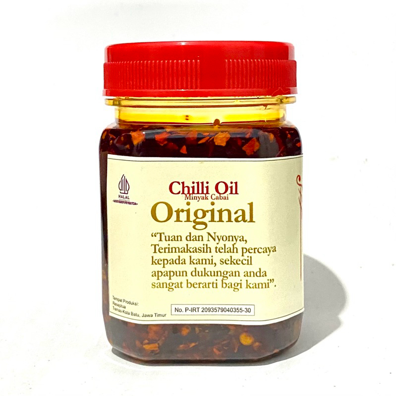 

Szechuan Garlic Chilli Oil Original Premium Kemasan 200Gr Halal MUI