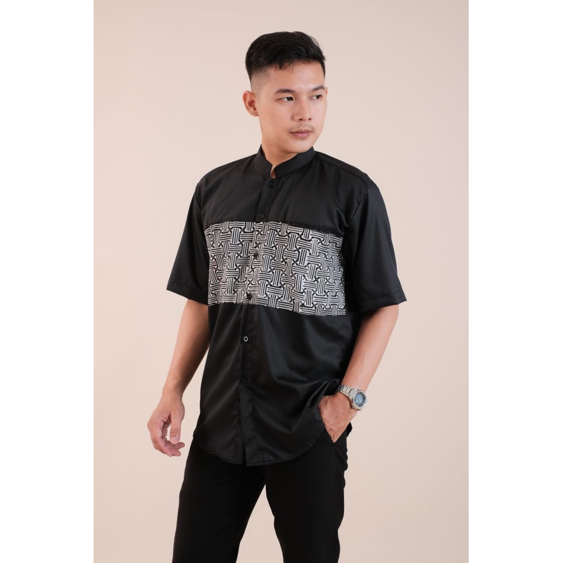 Kemeja Koko Hitam S Moslem Wear Safi