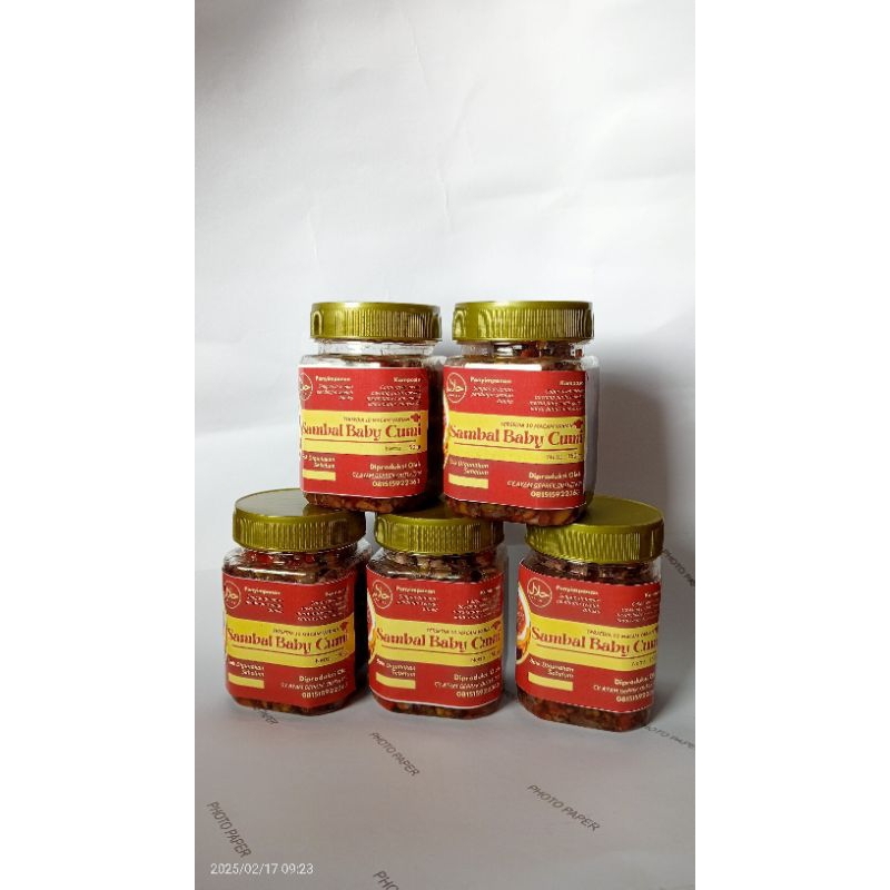 

Sambal Baby Cumi 150 Gram