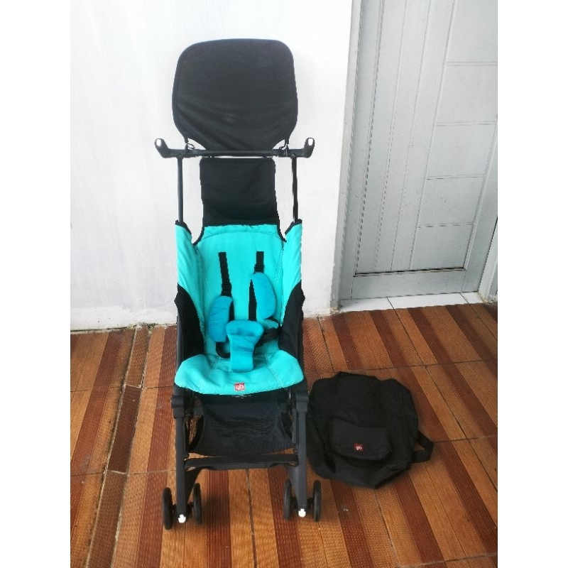 Stroller GB Pockit Plus Preloved Sudah Laundry Siap Pakai