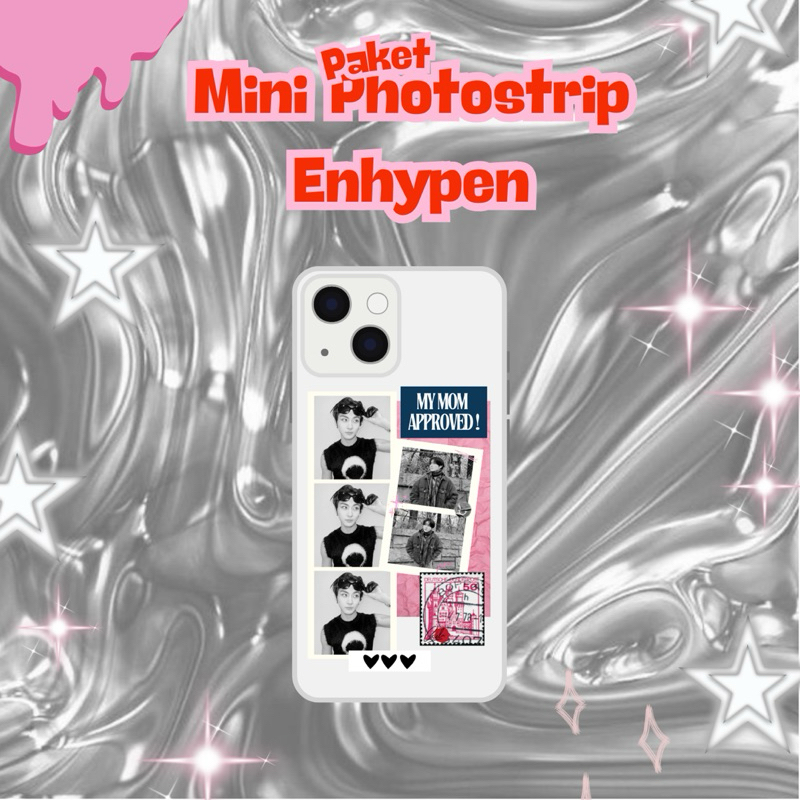 [aeima.a] TANPA CASE | Photocase Mini Photostrip Kpop Enhypen Photostrip idol kpop photocard photo d
