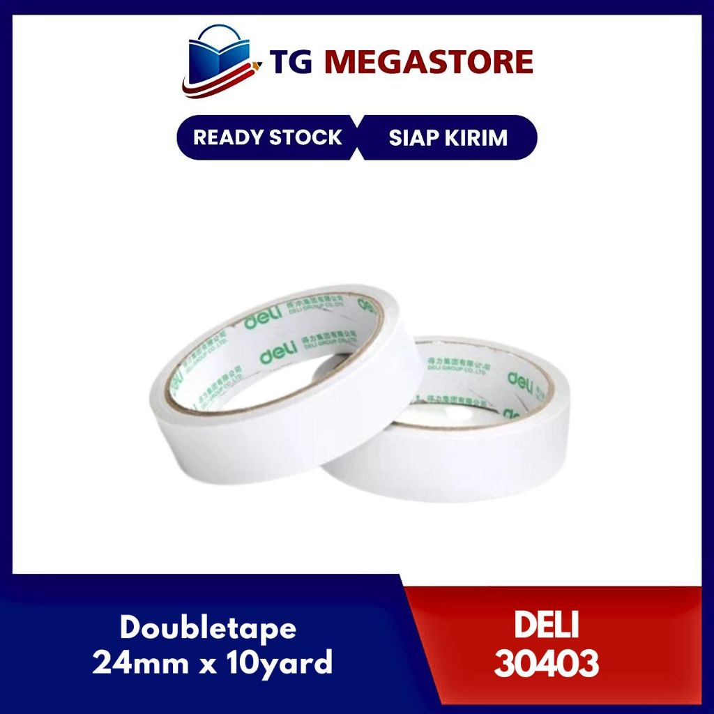 

Doubletape Deli 24mm x 10yard - 30403