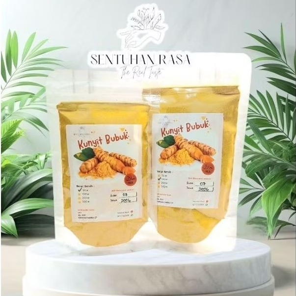 

[Sentuhan Rasa] Kunyit bubuk 100% Kunyit Asli Premium Quality / Rempah Kunyit Bubuk / Turmeric Powder