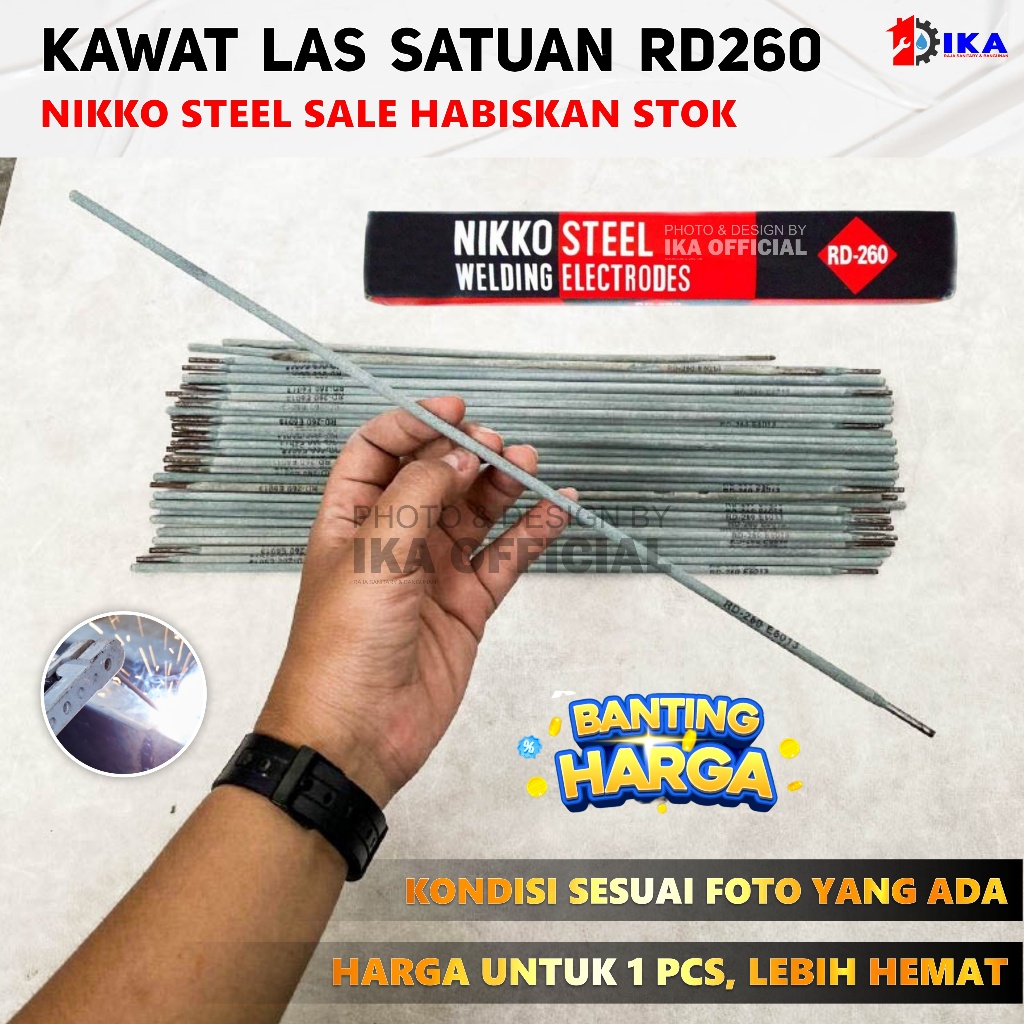 1 PCS Las Tembaga / Kawat Las Tembaga Nikko Steel Satuan / Kawat las Tig/Argon alumunium ukuran