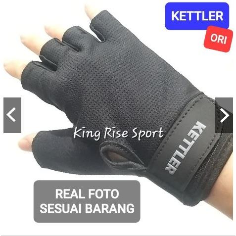 KETTLER Multi Purpose Training Glove 531-000 (Sarung Tangan Fitness/ Gym) - ORI
