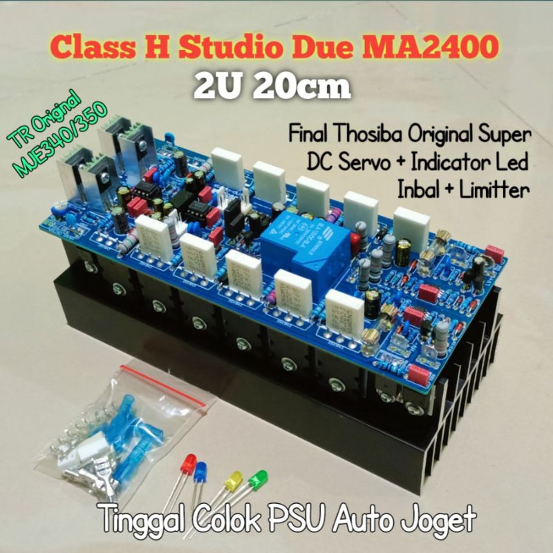 Class H Mini Studio Due MA2400 2U 20cm Full Fitur