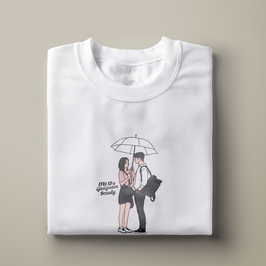 KAOS KDRAMA My ID is Gangnam Beauty KOREAN DRAMA T-SHIRT KOREAN DRAMA KDRAMA MERCHANDISE KAOS DRAMA 