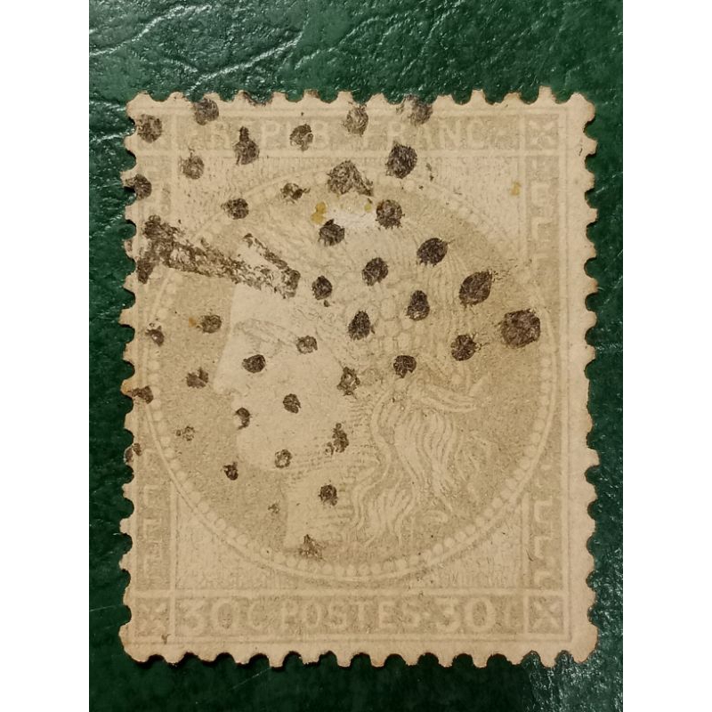 

Prangko Perancis Kuno CERES 30 CTahun 1872-1875 USED
