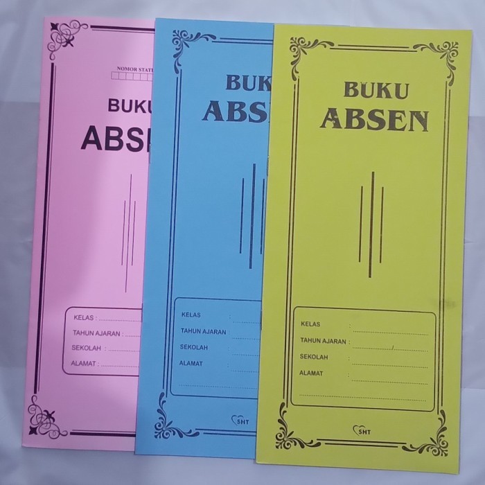 

Buku Absen sekolah/siswa (Satuan) (Osorisfunshopp)