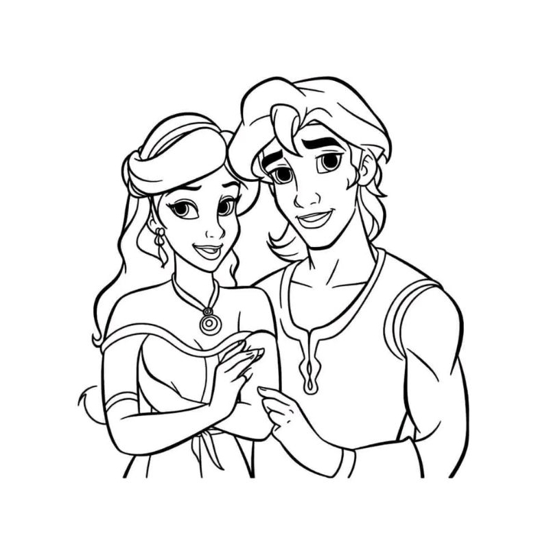 

Gambar mewarnai Sketsa Aladin dan Putri Yasmin, isi 30 lembar