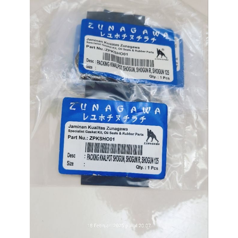 packing knalpot shogun shogun R shogun 125
