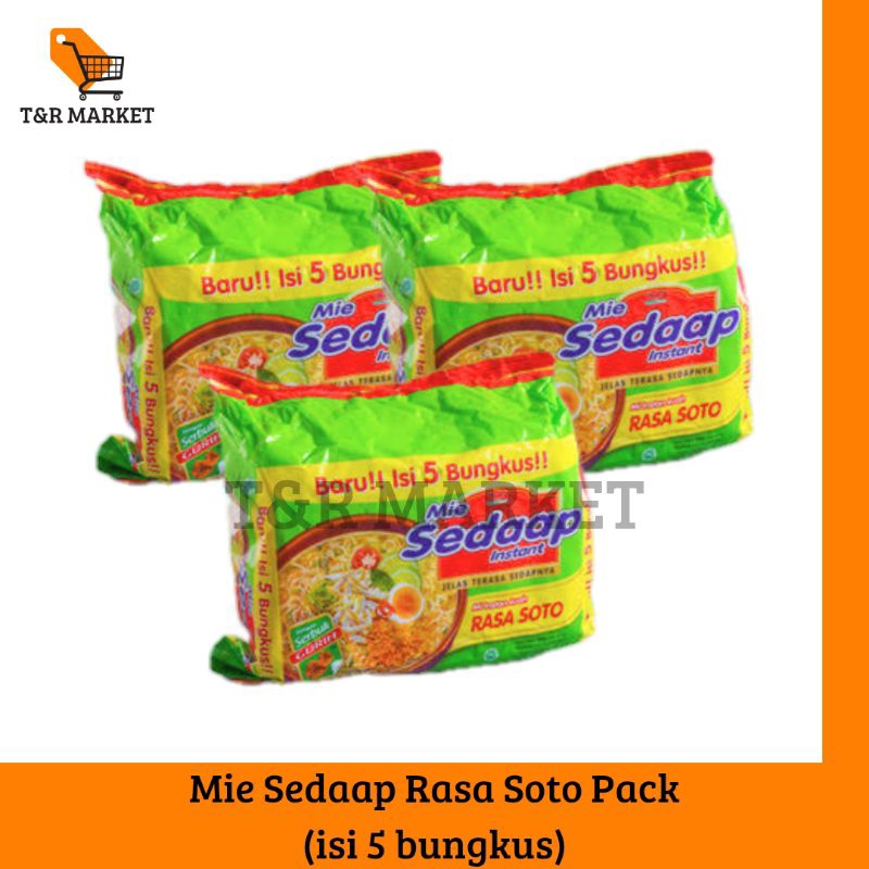 

Mie Sedaap Rasa Soto Pack (isi 5 bungkus)