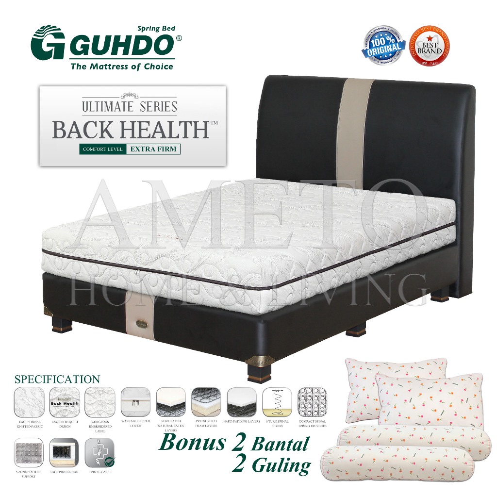 Guhdo Springbed Back Health Latex 180x200 Venetian Style Full Set