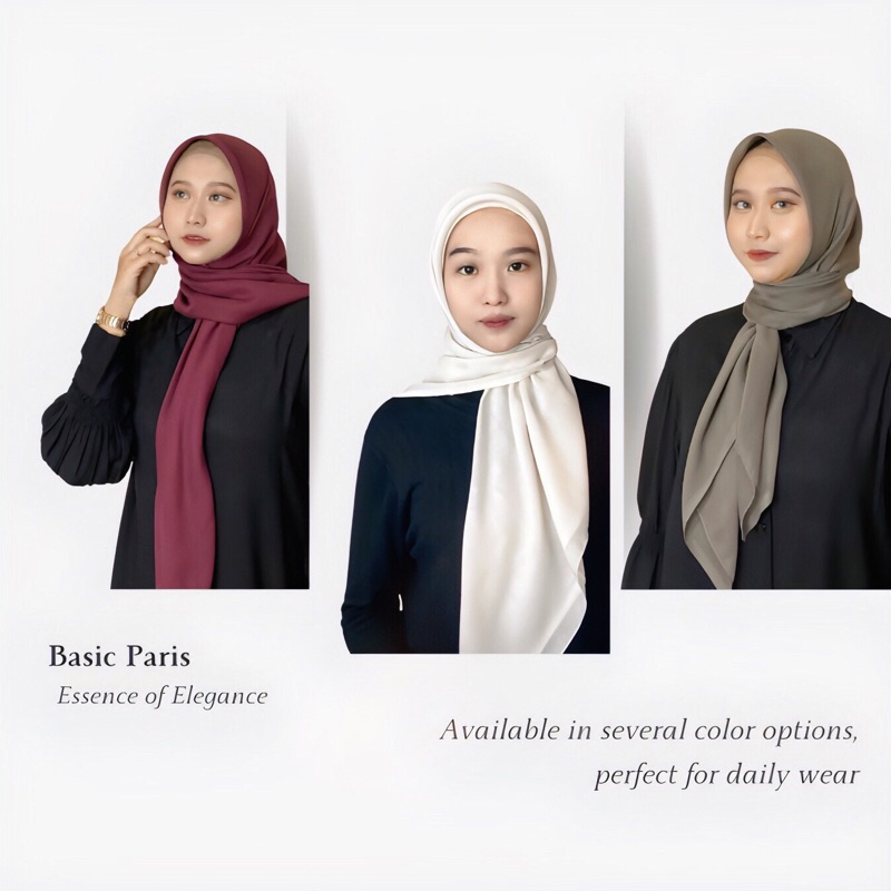 Sequinée - Hijab Basic Paris Essence of Elegance