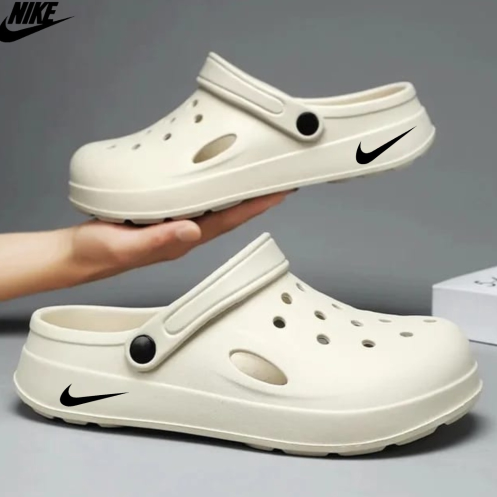 Stok terbatas Sandal Baim Pria Karet Empuk Sandal Crocs Kodok Pria Dewasa Sandal Kodok Laki Laki Jum