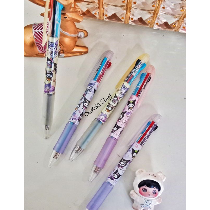 

Pulpen pen tinta 3 warna Sanrio Kuromi