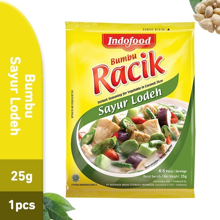 

Racik Bumbu Indofood Sayur Lodeh 25 gram