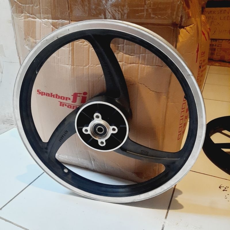 Velg Belakang saja Suzuki Satria 2tak P3 Lis Chrom By WTC