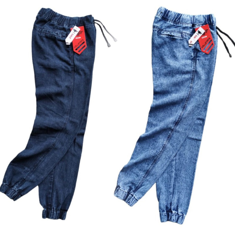 Celana Jogger Jeans Pria Wanita Celana Jogger Korean Style Unisex Terbaru