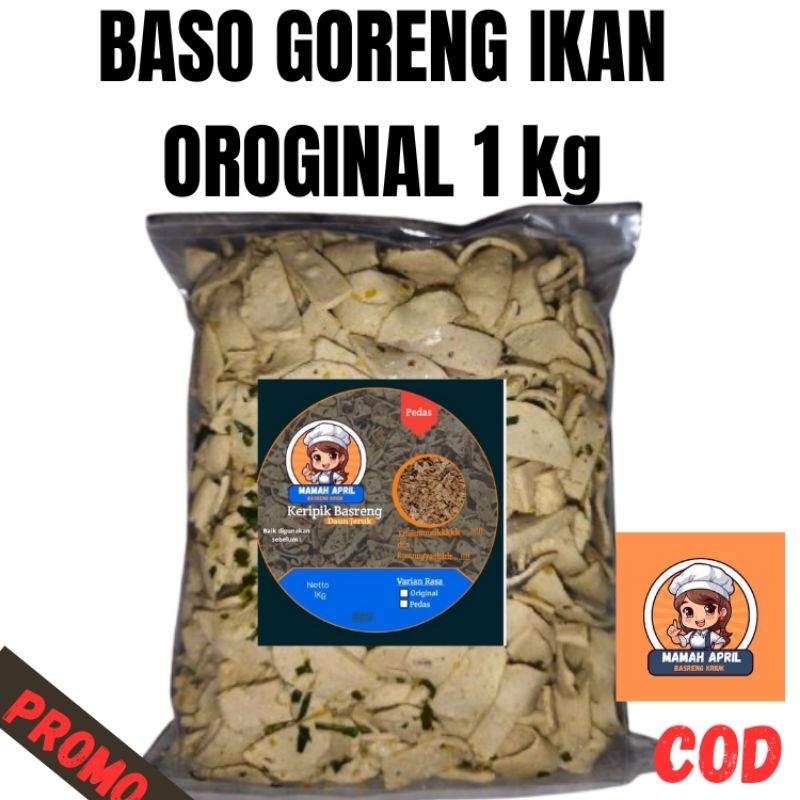 

PROMO BASRENG IKAN DAUN JERUK ORIGINAL 1Kg keriuk abiiisss
