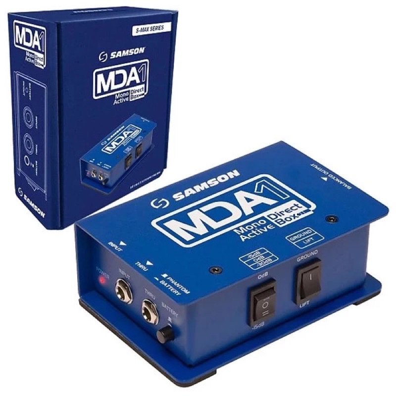 Samson MDA1 MDA 1 DI BOX Mono Active Direct Box