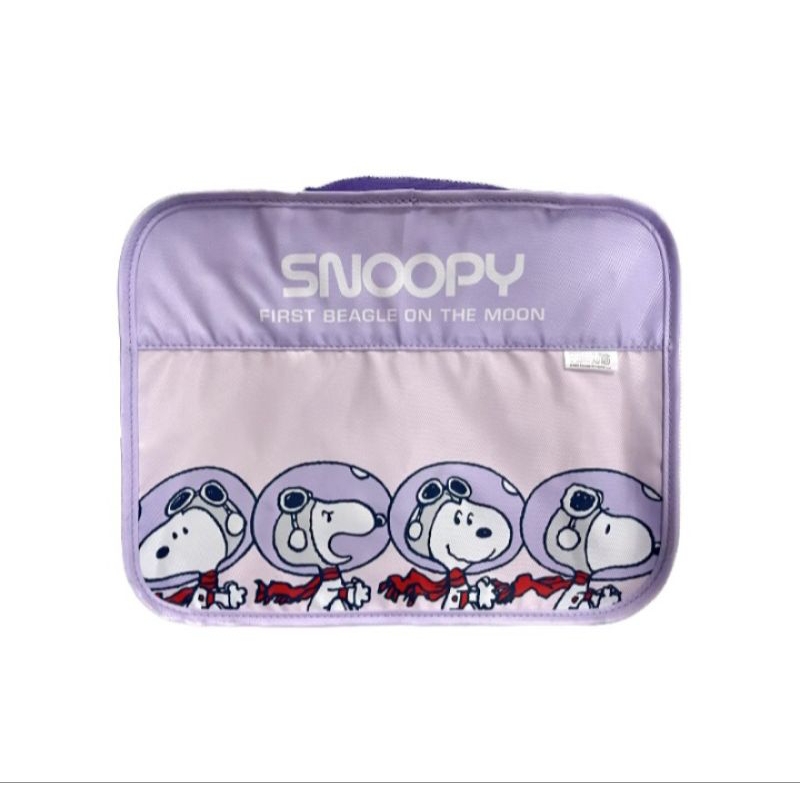 Tas Penyimpanan Travel - Miniso Snoopy the Little Space Explorer Collection Travel Storage Bags