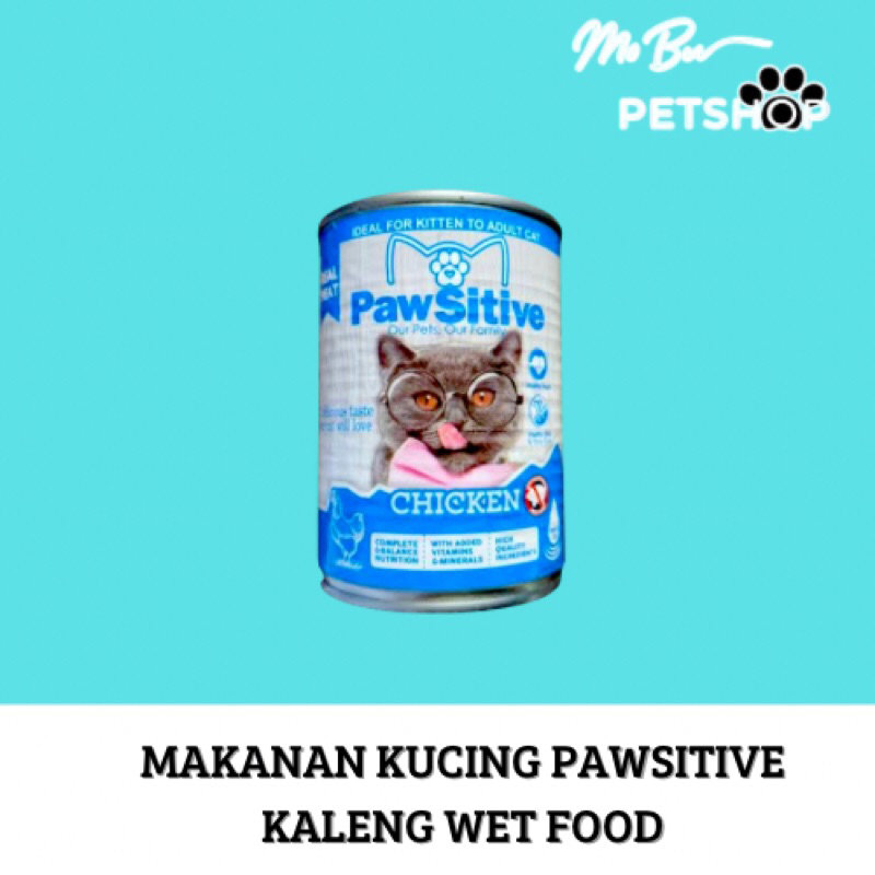 Pawsitive Kaleng Makanan Kucing Basah Wet Food