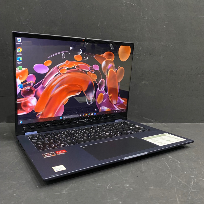 ASUS S14 FLIP AMD Ryzen 5 5600H RAM 8 GB SSD 512 GB 14" WUXGA IPS Touch Laptop 2 in 1 Convertible Se