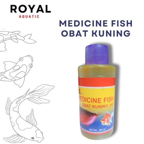 MEDICINE KUNING 100ml / BLITZ ICHT / OBAT JAMUR / OBAT WHITESPOT