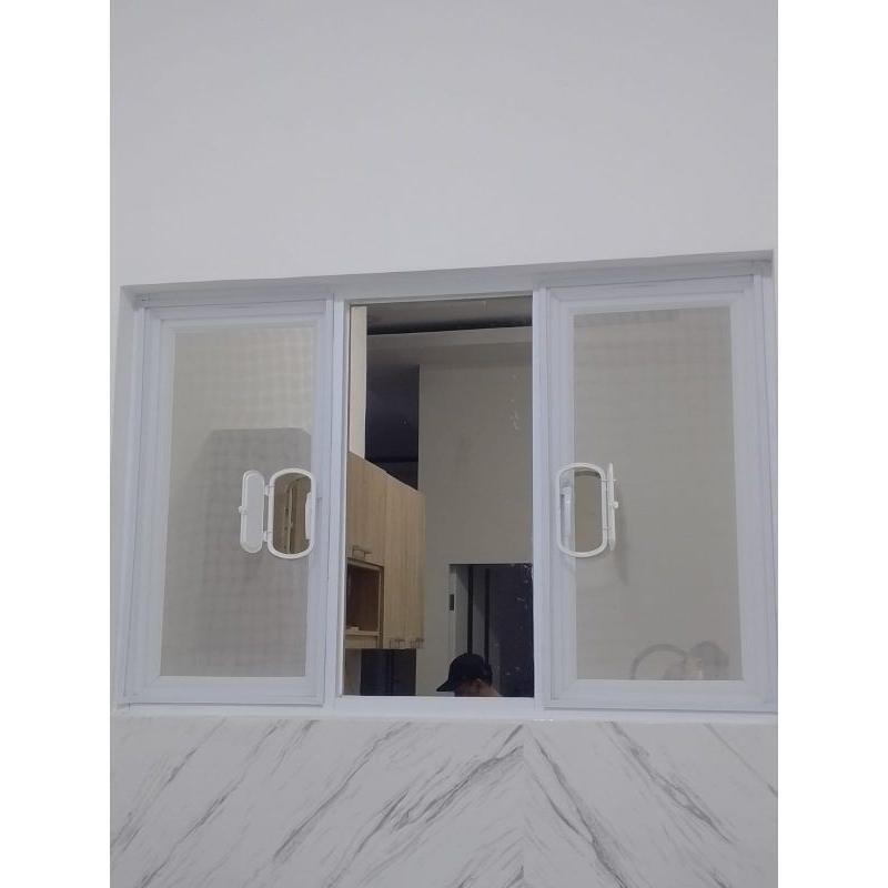 D3W Kawat nyamuk jaring fiber glas frame karet buat jendela rumah