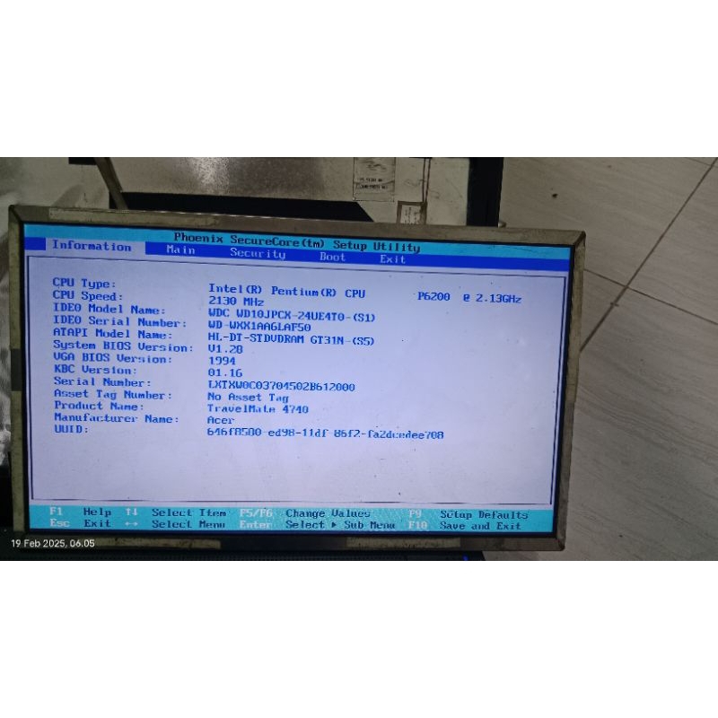 led 12,5 40 pin tebal