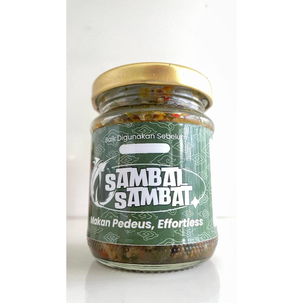 

Sambal Sambat Pangandaran 150gr - Varian Sambal Cumi Ijo