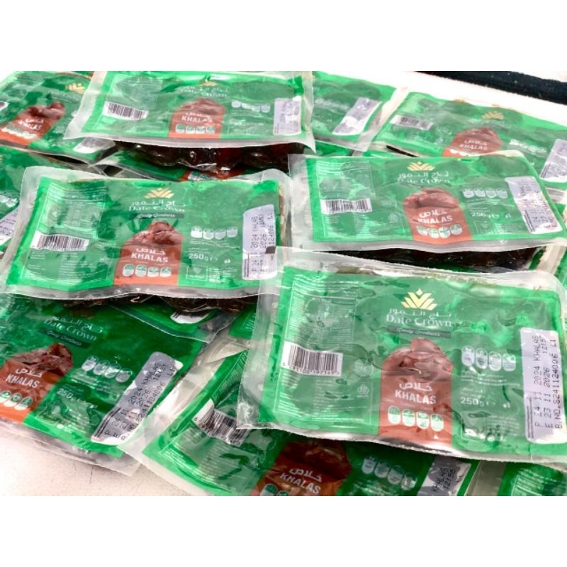 

Kurma Khalas Date Crown Dus (40 × 250 Gram)
