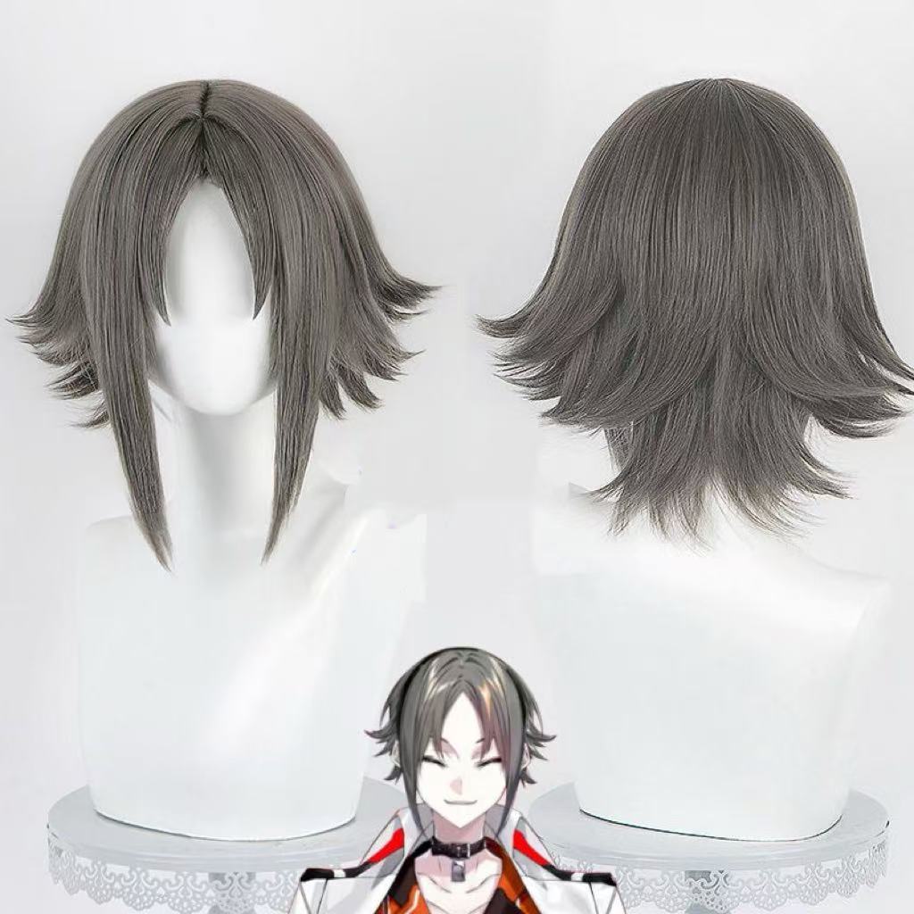 VTuber Rainbow Society Mysta Rias Fox Dog cosplay wig