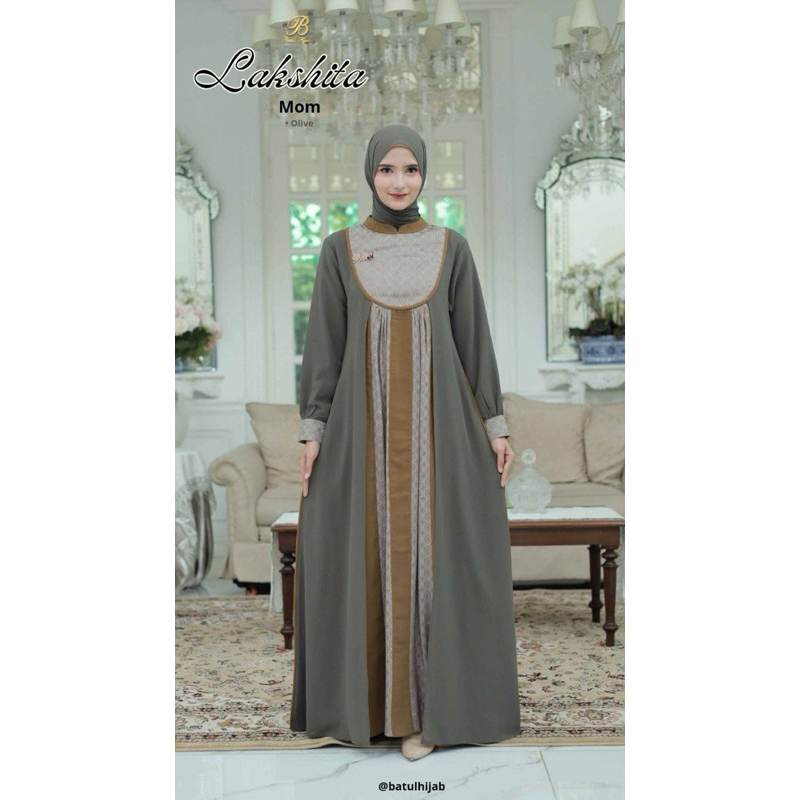 READY STOCK GAMIS LAKSHITA BY BATUL HIJAB