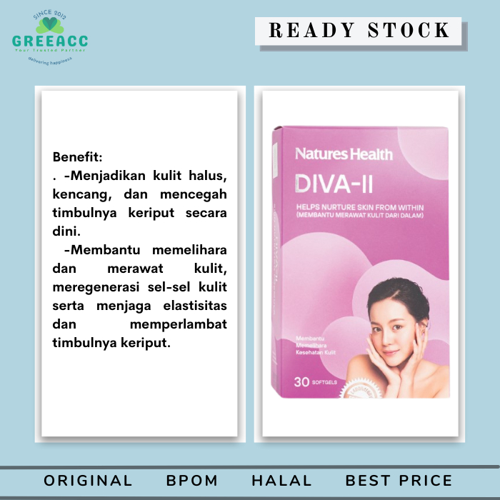 Natures Health Diva II Skin nutrition