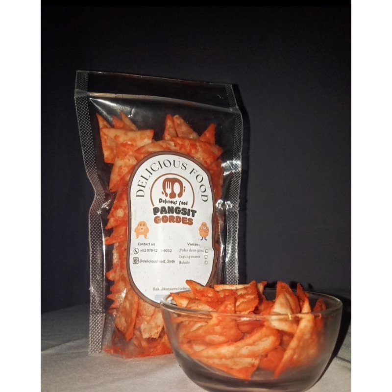 

Pangsit Gordes pedas balado
