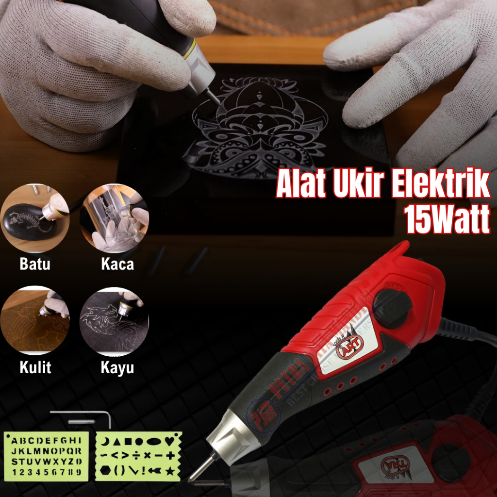 Art Engravel Alat Ukir Listrik 15 Watt / Alat  Gravir 15 watt / Alat Gravir Ukir Elektrik Alat Grafi