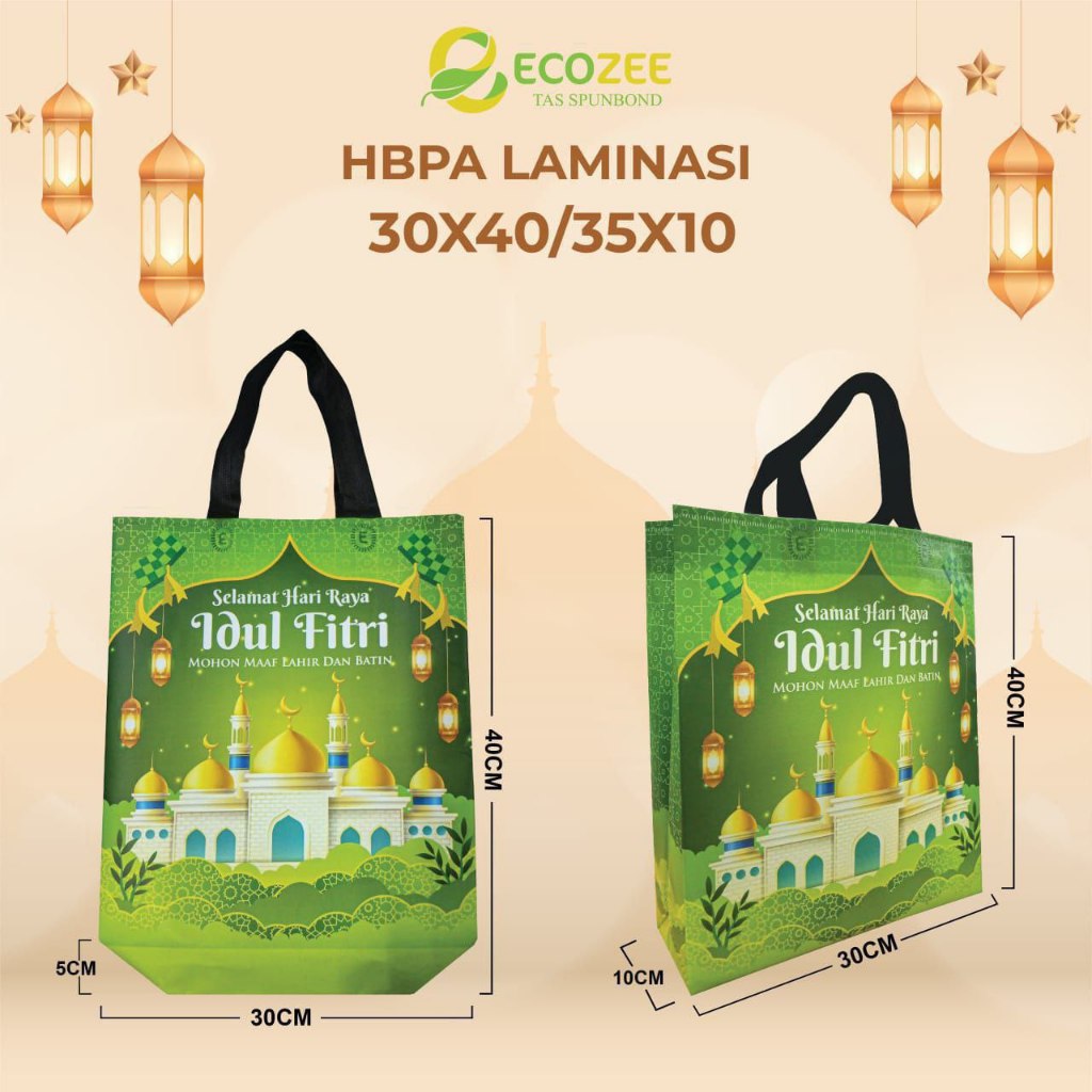 

[ HBPA ] TAS HANTARAN LEBARAN 30X40 X 10 CM PRESS LAMINASI (1 PACK ISI 12 PCS)