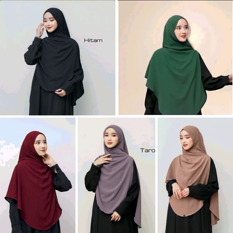 Pashmina Curve Oval Jumbo Crinkle Airflow Size L